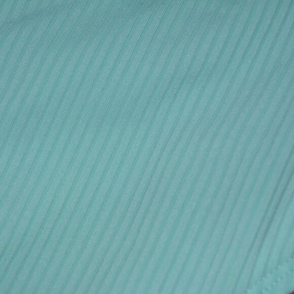 Cheeky Cyan Blue Ribbed Bikini Bottoms - Picture 3 of 5